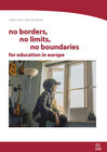 Buchcover no borders, no limits, no boundaries