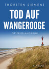 Buchcover Tod auf Wangerooge. Ostfrieslandkrimi
