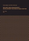 Buchcover Security Risk Management