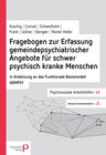 Buchcover Fragebogen zur Erfassung gemeindepsychiatrischer Angebote für schwer psychisch kranke Menschen