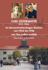 Buchcover CARL OSTERMAYER Im Konzentrationslager Dachau von 1933 bis 1936