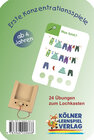 Buchcover Erste Konzentrationsspiele