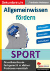 Buchcover Allgemeinwissen fördern SPORT