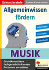 Buchcover Allgemeinwissen fördern MUSIK