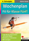 Buchcover Wochenplan Fit für Klasse Fünf!