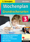 Buchcover Wochenplan Grundrechenarten / Klasse 3