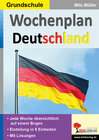 Buchcover Wochenplan Deutschland