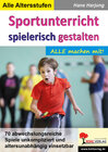 Buchcover Sportunterricht spielerisch gestalten