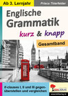 Buchcover Englische Grammatik kurz & knapp / Gesamtband