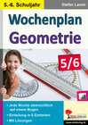 Buchcover Wochenplan Geometrie / Klasse 5-6