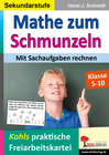 Buchcover Mathe zum Schmunzeln / Sekundarstufe - Mit Sachaufgaben rechnen
