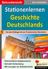 Buchcover Stationenlernen Geschichte Deutschlands