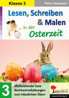 Buchcover Lesen, Schreiben & Malen ... in der Osterzeit / Klasse 3