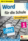 Buchcover Word für die Schule / Band 1