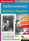 Buchcover Stationenlernen Weimarer Republik
