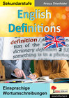 Buchcover English Definitions