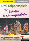 Buchcover Drei Krippenspiele für Schulen & Kirchengemeinden