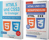 Buchcover HTML5 und CSS3 für Einsteiger + HTML und CSS Kompendium (Taschenbuch)