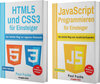 Buchcover HTML5 und CSS3 für Einsteiger + JavaScript Programmieren für Einsteiger (Hardcover)