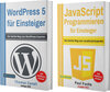 Buchcover WordPress 5 für Einsteiger +JavaScript Programmieren für Einsteiger