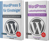 Buchcover WordPress 5 für Einsteiger + WordPress Ladezeitoptimierung (Hardcover)