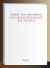 Buchcover Die Weltanschauung des Tacitus