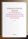 Buchcover Ideen zu einer reinen Phänomenologie und phänomenologischen Philosophie