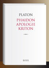 Buchcover Phaidon, Apologie und Kriton