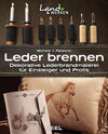 Buchcover Leder brennen