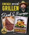 Buchcover Einfach genial Grillen: Steak & Burger