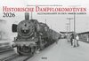 Buchcover Historische Dampflokomotiven Kalender 2026