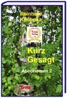 Buchcover kurz gesagt: Aphorismen 2