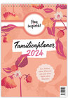 Buchcover XXL Familienplaner 2024 | Wandkalender mit 5 Spalten für bis zu 5 Personen in DIN A3. Familienkalender Poster 2024 zum A