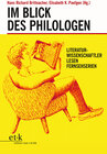 Buchcover Im Blick des Philologen