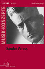Buchcover Sándor Veress