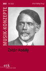 Buchcover Zoltán Kodály