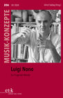 Buchcover Luigi Nono