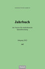 Buchcover Niederdeutsches Jahrbuch