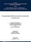 Buchcover Therapieplanung für die Mikrowellenablation von Lebertumoren – Evaluation ex vivo