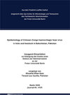 Buchcover Epidemiology of Crimean-Congo haemorrhagic fever virus in ticks and livestock in Balochistan, Pakistan
