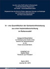Buchcover In-vivo Quantifikation der Gentamicinfreisetzung aus einer Implantatbeschichtung im Rattenmodell