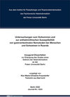 Buchcover Untersuchungen zum Vorkommen und zur anthelminthischen Suszeptibilität von gastrointestinalen Nematoden bei Menschen und