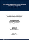 Buchcover ACTH-Messungen bei verschiedenen Schmerzzuständen des Pferdes