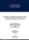 Buchcover Überprüfung der Zuverlässigkeit der zytologischen Untersuchung von Tracheobronchialsekret und Bronchoalveolärer Lavage a