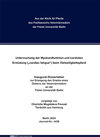 Buchcover Untersuchung zur Myokardfunktion und kardialen Ermüdung („cardiac fatigue“) beim Vielseitigkeitspferd