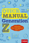 Buchcover Quick Manual Generation Z