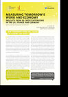 Buchcover Measuring tomorrow’s work and economy