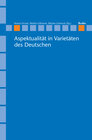 Buchcover Aspektualität in Varietäten des Deutschen