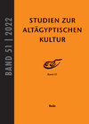 Buchcover Studien zur Altägyptischen Kultur Band 51