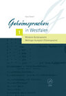 Buchcover Geheimsprachen in Westfalen 1